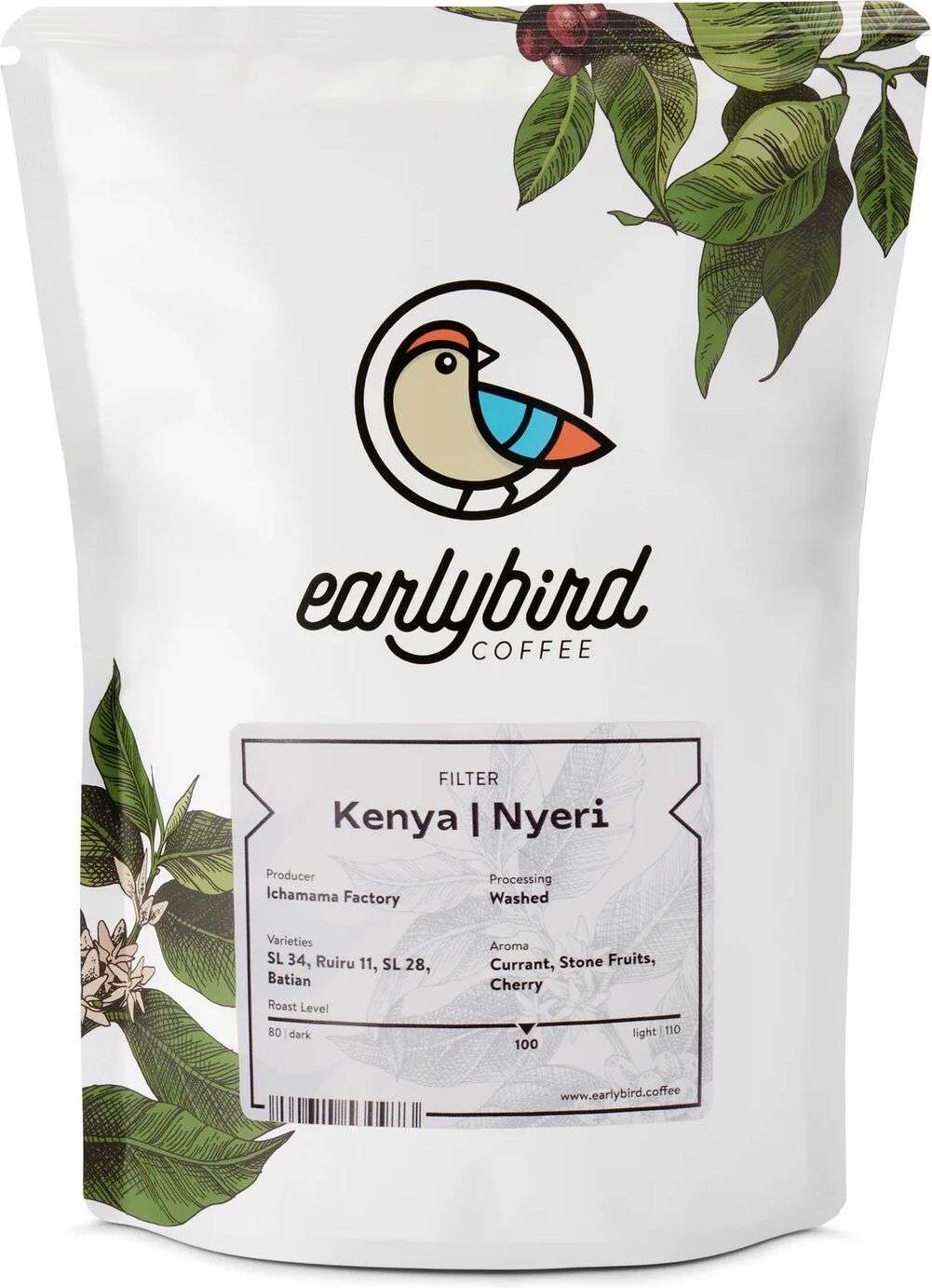 Tchibo - earlybird - Filter Special Edition - 250 g Ganze Bohne - Intensität: 3/6