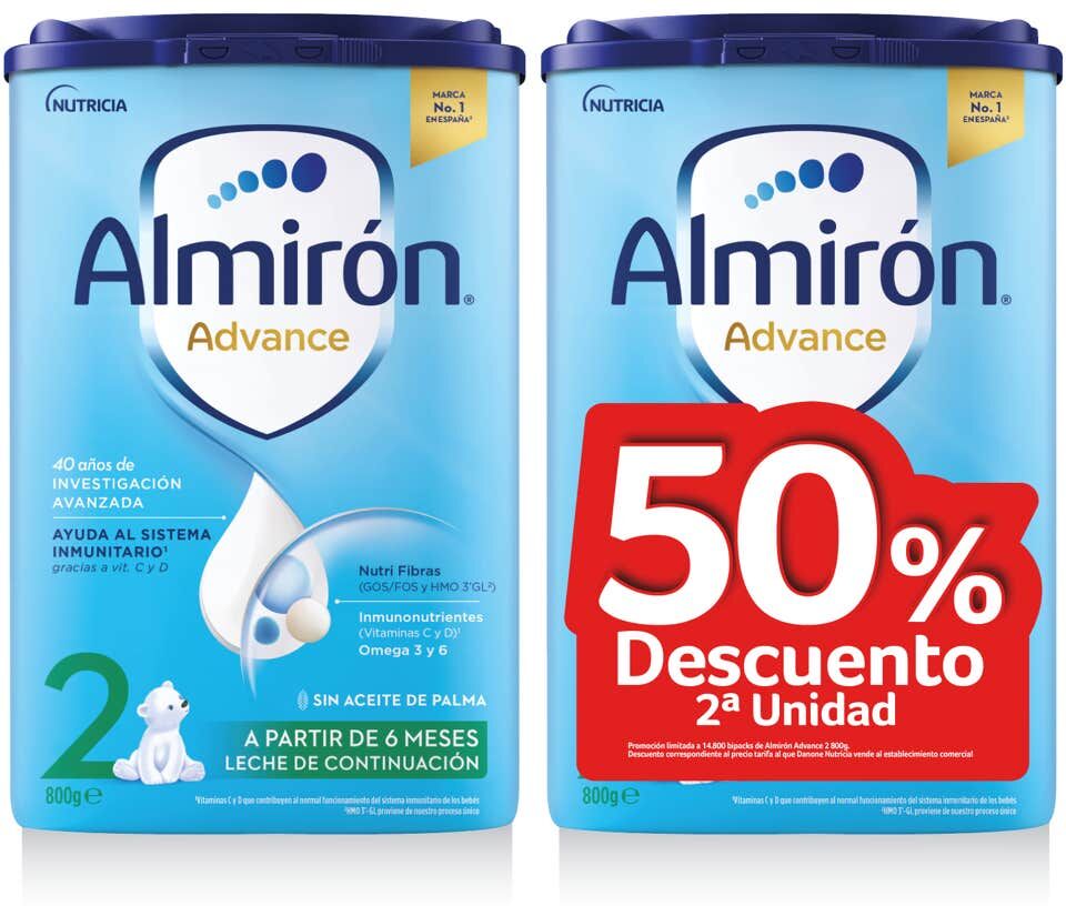 Almirón Advance 2 Leche de Continuación 2x800gr