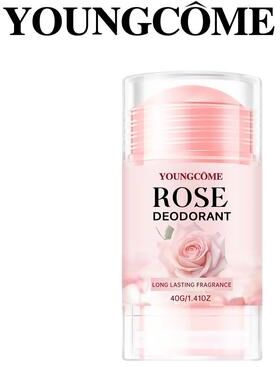 Inspire Essentials Pink Rose Deodorant Stick Long Lasting Floral Scent Underarm Freshness 1pcs