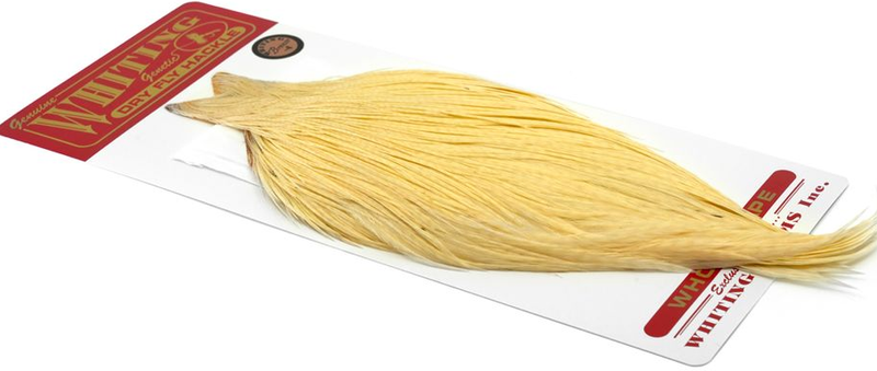 Whiting Dry Fly Cape Bronze-White