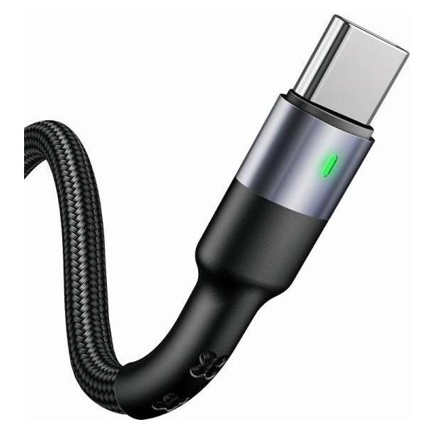 Usams USB USB-A - USB-C cable 1 m Black (1 m, USB 2.0) (SJ313USB01/SJ313TC01)