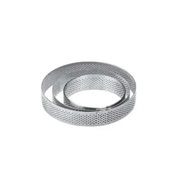 Rundes, perforiertes Edelstahlband, 23 cm x 3,5 cm (H), XF2335