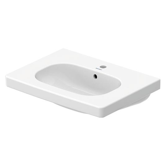 Duravit Möbel-Waschtisch D-Code 65 cm weiss 03426500002 (485 mm, 650 mm) (03426500002)