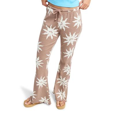 Stoffhose ROXY "Chasing Tan", Damen, Gr. XS, Normalgrößen, braun (braunie soleil), Obermaterial: 95% Baumwolle, 5% Elasthan., Hosen Stoffhose