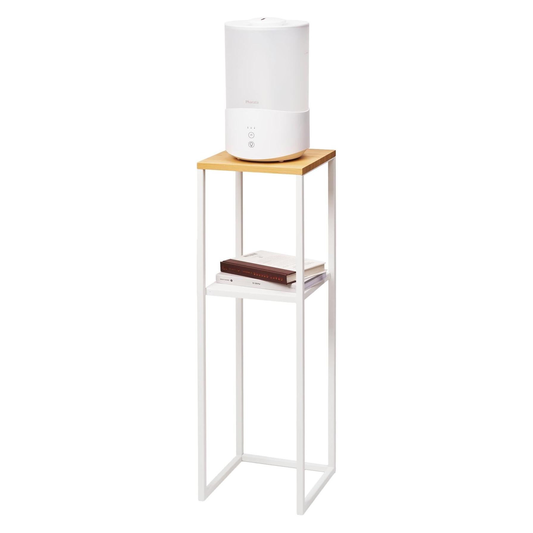Yamazaki 2-stöckiges Regal mit Holzplatte TOWER (YA05983)