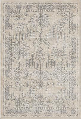 Abani Savoy SAV200A Beige and Grey Floral Traditional Area Rug
