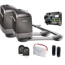 Somfy 1216596 Axovia 3S io Komfort-Set - Drehtorantrieb
