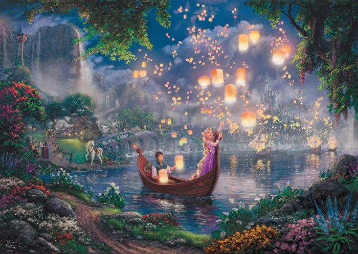 Schmidt Spiele Puzzle Thomas Kinkade: Disney Rapunzel