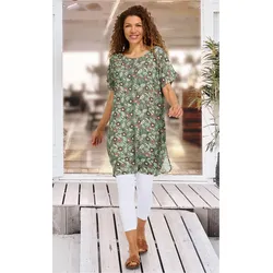 Viskose-Kaftan in Druck khaki in Größe 40/42 von DW-Shop, Khaki, 40/42