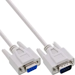 15er B-Pack InLine Serielle Verlängerung, 9pol ST/BU, vergossen, 10m