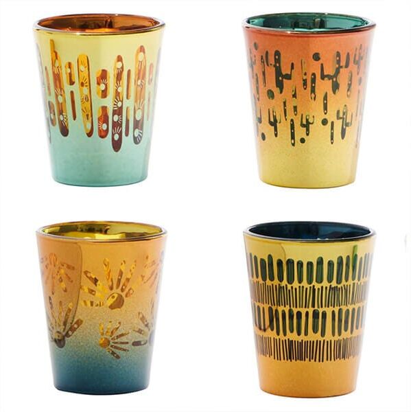 Anton Studios Artland Fiesta Set of 4 Shot Glasses