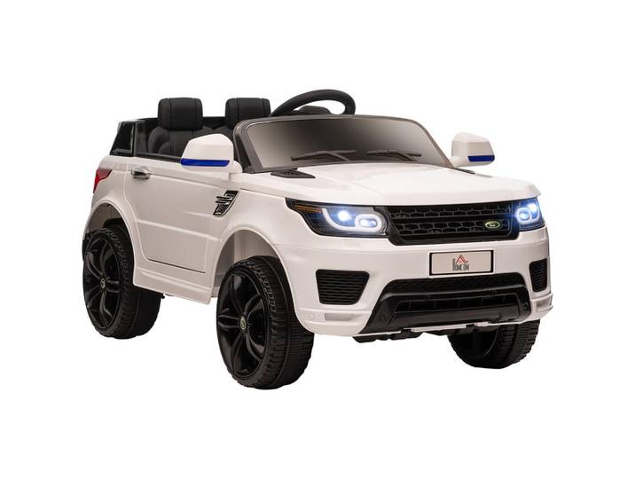 ComfortXL Elektro-Kinderauto De-13048 2 Motoren Weiß, Kunststoff, 68x52x110 cm, Freizeit & Co, Gartenspielzeug, Kinder-Elektrofahrzeuge