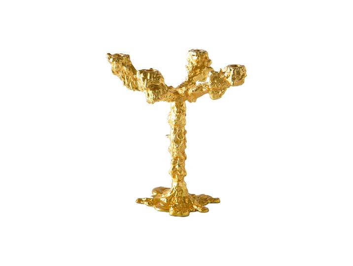 Design Kerzenhalter „Drip“, 4-armig Gold Pols Potten
