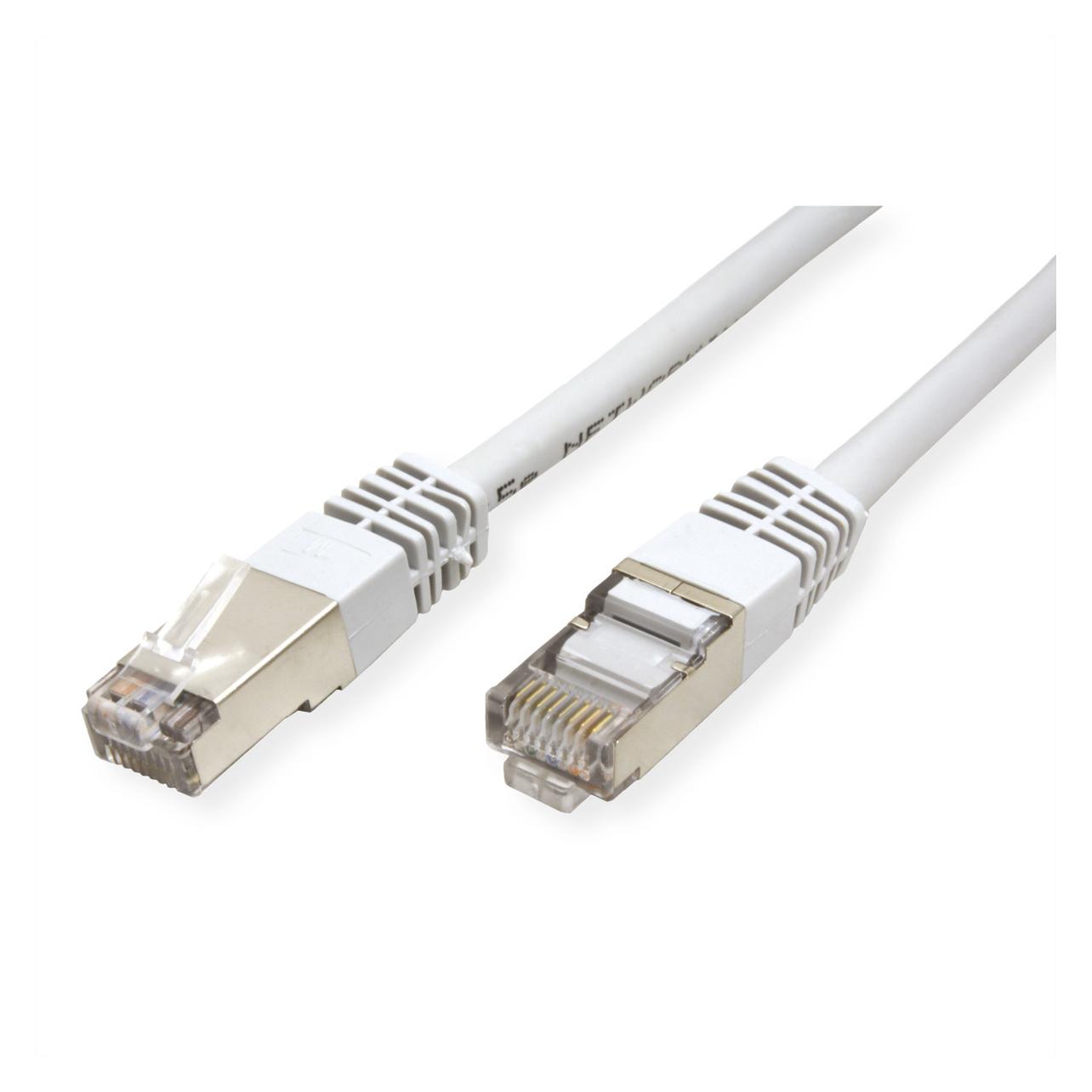 Value Patchkabel Cat5e FTP 0,5m grau (F/UTP, FTP, CAT5e, 0.50 m) (21.99.0100)