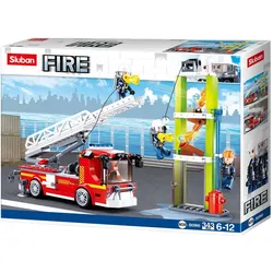 Sluban Leiterwagen-Übung der Feuerwehr
