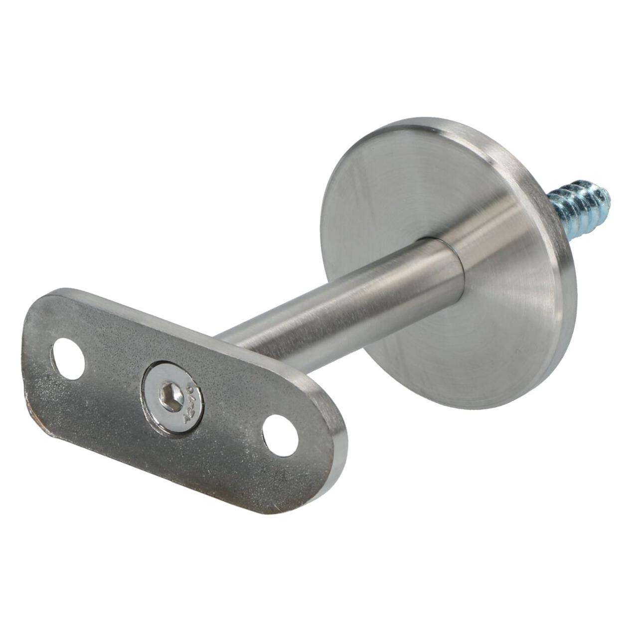 OK-Line Handlaufst+AMMAvA-tzen Modell 08 mit Wandscheibe flach (Stahl) (V2AHLH08-WMB)