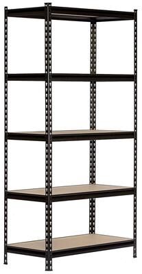 "King's Rack 5-Tier Steel Storage Rack Boltless Shelving Tier Height Adjustable 42"" W x 16"" D x 72"" H."