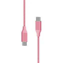 XLAYER 217089 - Sync- & Ladekabel, USB-C™ ->USB-C™, 1,5, rose