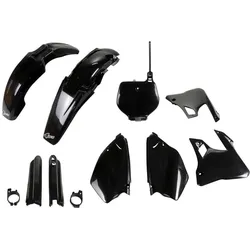 Ufo Plast, Motorrad Zubehör, Complete kit zwart Yamaha YZ 125 1996-1999