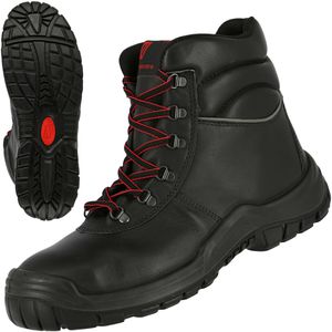 NITRAS Sicherheitsschuhe Power Step Mid+, S3, Stiefel, Stahlkappe, Vollleder, Gr. 40