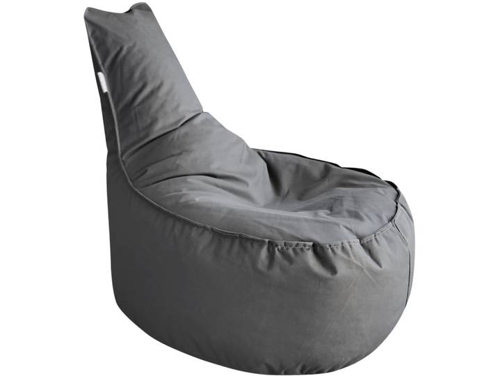 Sitzsack Beany dunkelgrau Polyester B 60 cm - Sitzsack