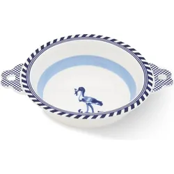 Bird Patterned Schale 17 cm, blau