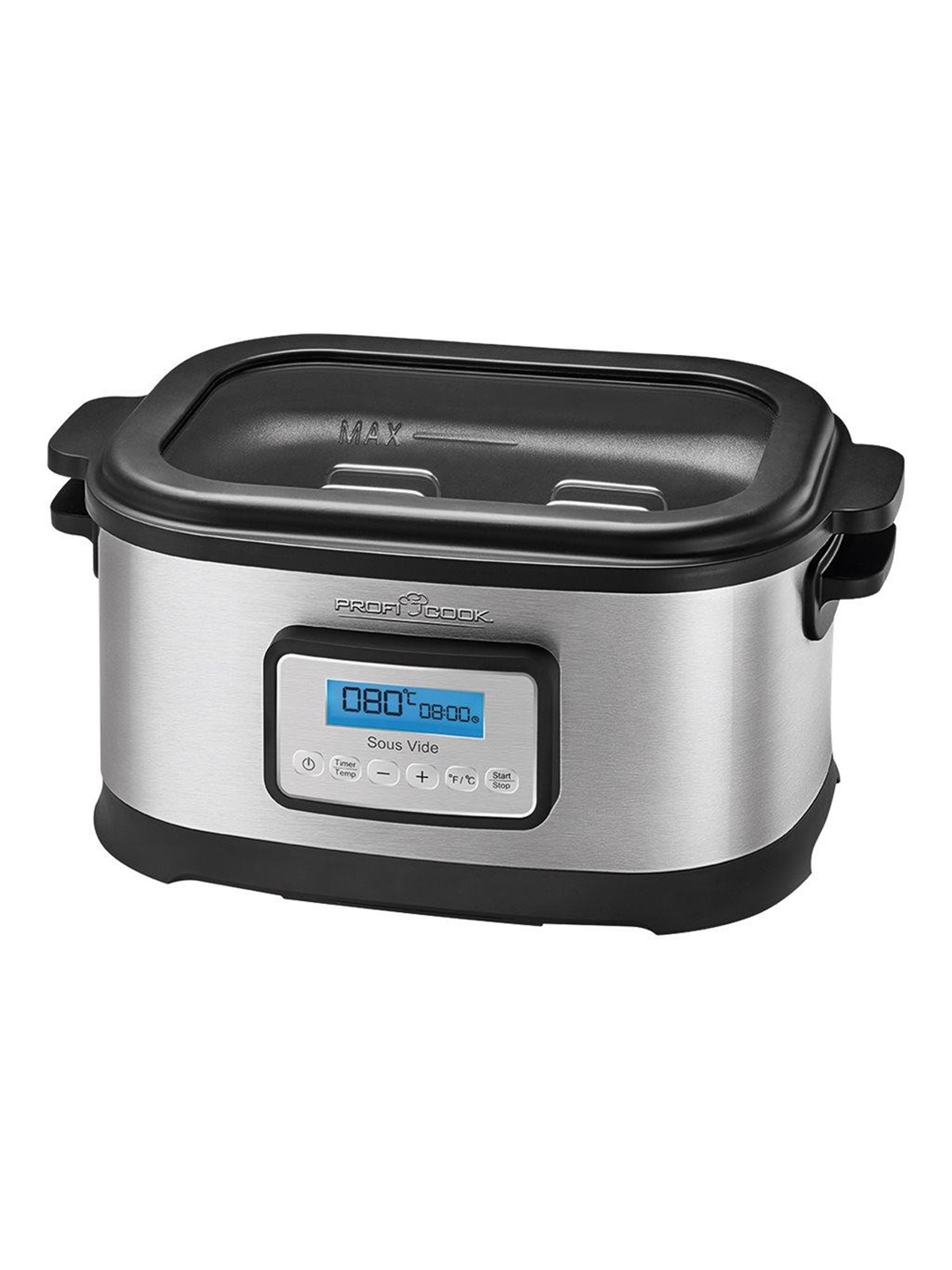 ProfiCook PC-SV 1112 - vacuum cooker - stainless steel/black