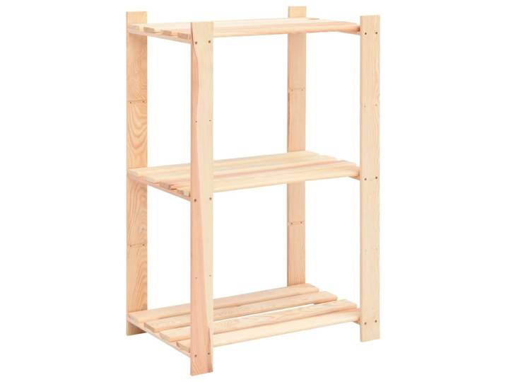 Étagère de stockage beige 60 x 38 x 90 cm