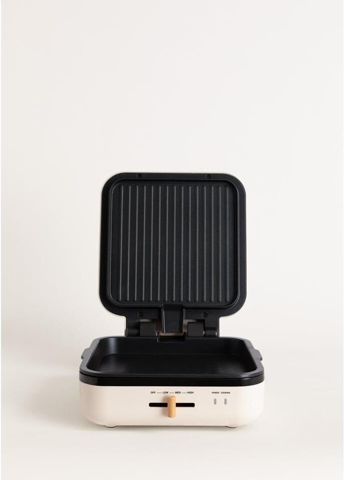 Waffeleisen "Stone Studio Pro - 180", beige (crème), Waffeleisen, Waffeleisen crème Einheitsgröße