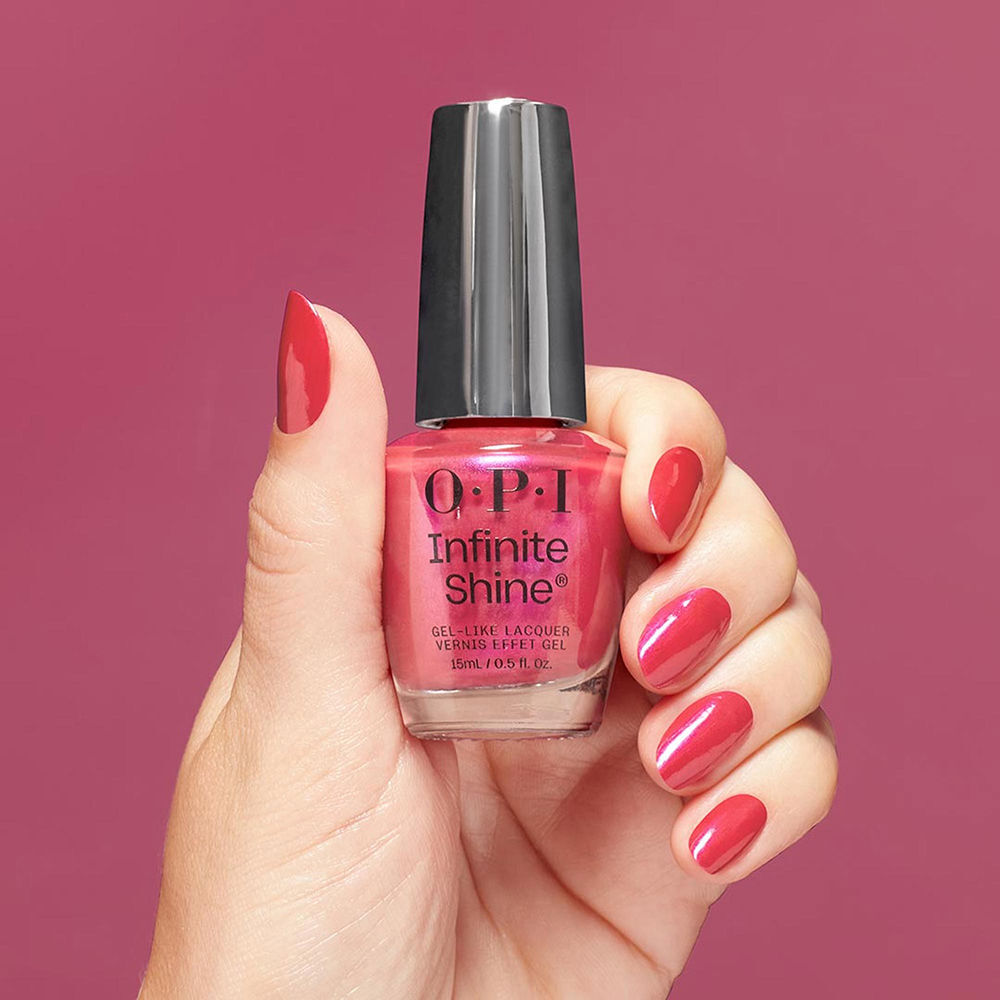 Opi Infinite Shine Vernis à ongles effet gel longue durée #Strawberry Margarita