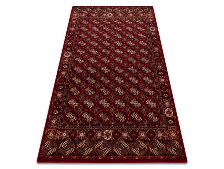 Tapis en laine OMEGA BUCHARA Cadre cercles rubis - 170x235 cm