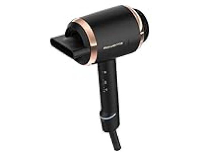 Rowenta Sèche-cheveux, Moteur digital professionnel, Haute performance, Réduit l'électricité statique et les frisottis, Protège les cheveux, Ultimate Expérience, Noir/cuivre CV9820F0