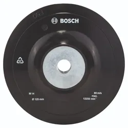 Bosch Schleifteller für Winkelschleifer, Spannsystem, 125 mm - 2609256257