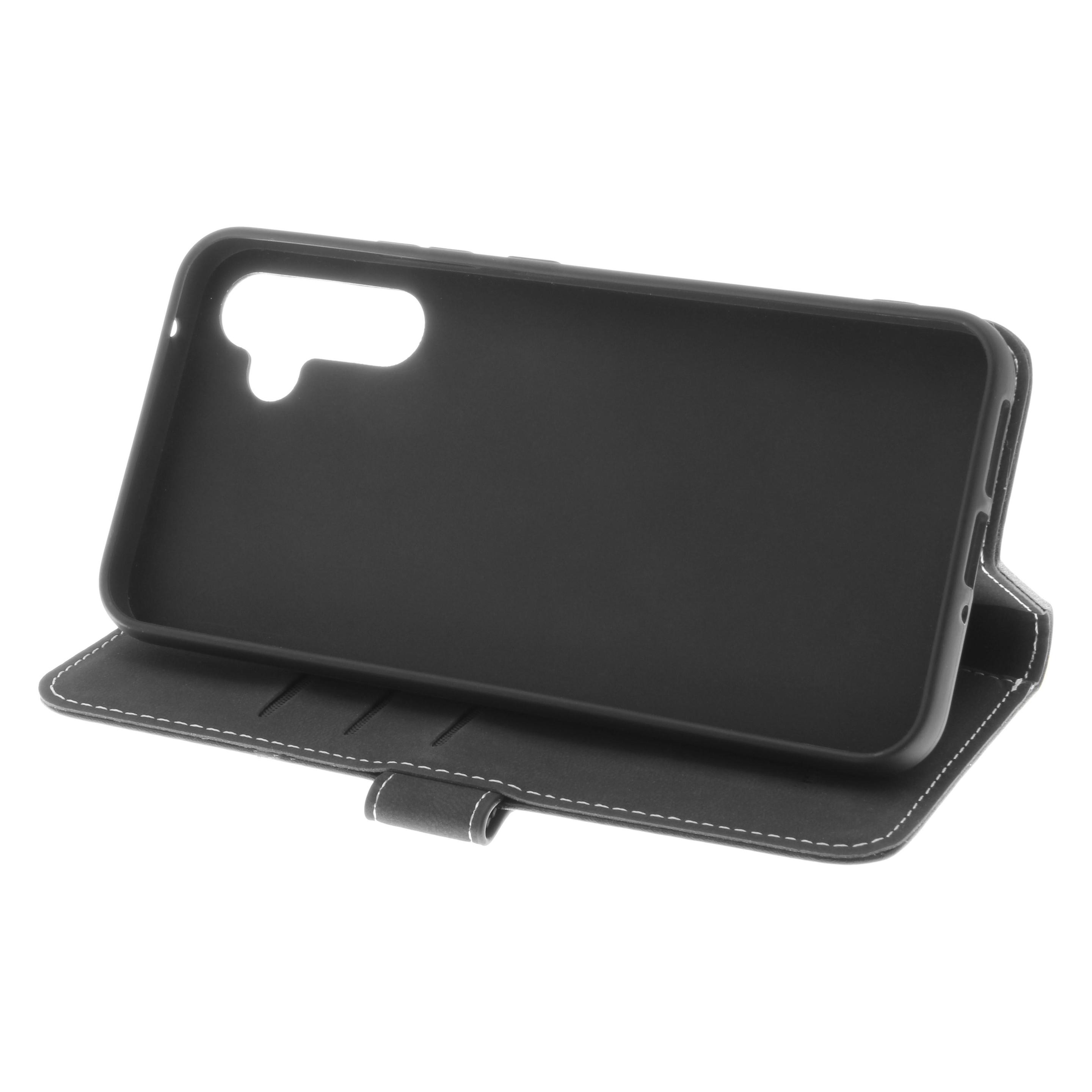 Insmat Exclusive - Flip-Hülle für Mobiltelefon - echtes Leder, thermoplastisches Polyurethan (TPU) (Samsung Galaxy A54 5G) (650-3148)