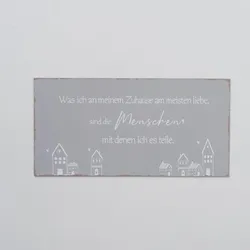 Deko Schild Nordy grau