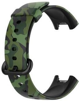 Everyday Crate Xiaomi Mi Watch Lite Silicone Printed Replacement Watch Band For Redmi Watch camouflage Green