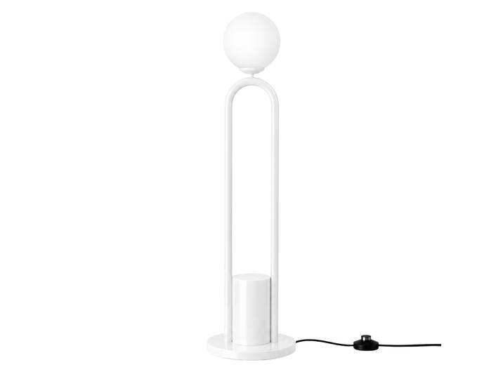 Lampadaire en métal Loop - 30 x 30 cm - Blanc