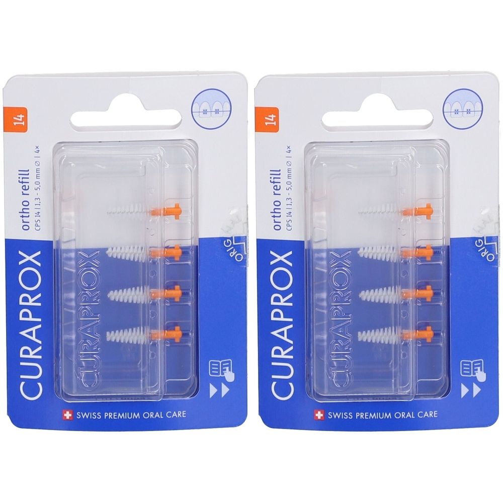 CURAPROx CPS 14 Ortho IDB x2 2x4 St Zahnbürste