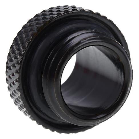 Alphacool Eiszapfen Doppelnippel G1/4 AG auf G1/4 AG - Deep Black (17399)