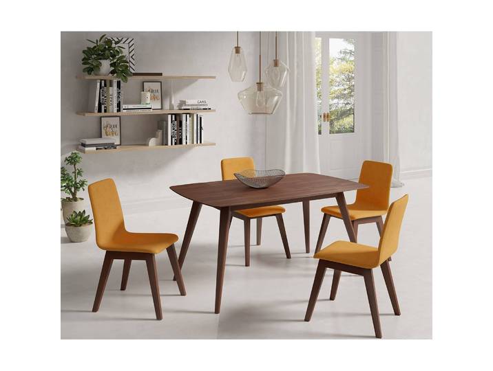 Table Cortes 140 x 80cm Marron/Imitation noyer