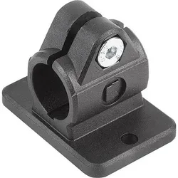 ROHRVERBINDER MIT FLANSCH M=80 G=50 L=62,5 THERMOPLAST, FÜR RUNDROHRE, KOMP:STAHL, A=30