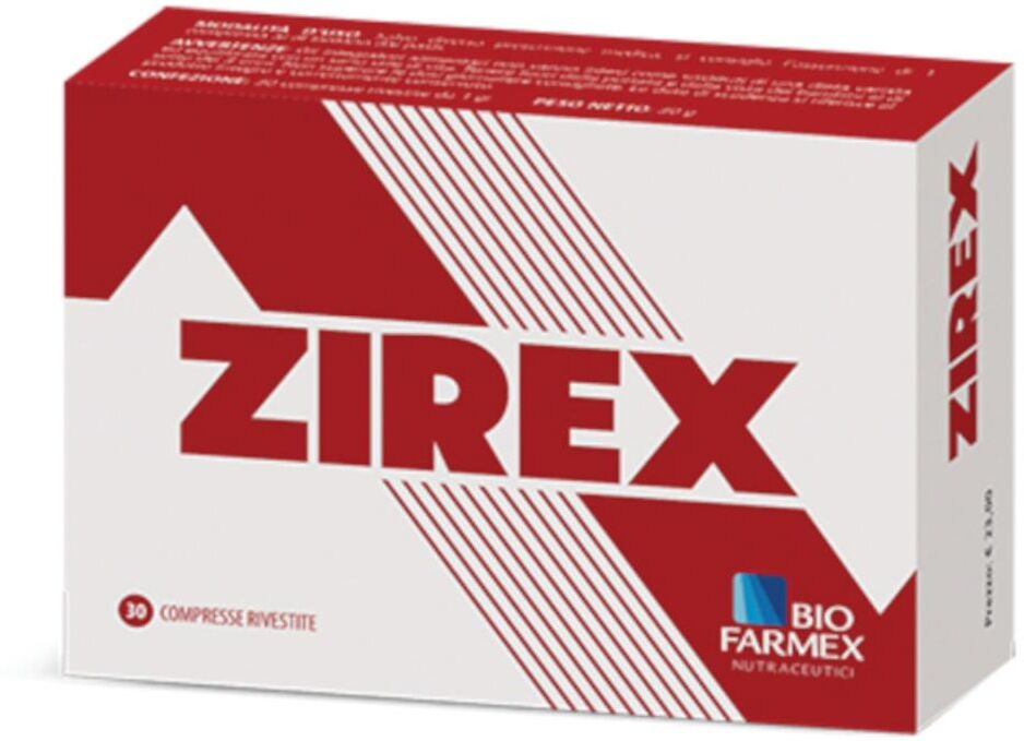 BIOFARMEX Srl Zirex 30 compresse – Integratore naturale per energia, vitamine e minerali essenziali