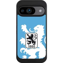 Nivocase Hülle für Google Pixel 9 Handyhülle NIVOcore Case Schwarz Offizielles Lizenzprodukt TSV 1860 (Google Pixel 9), Smartphone Hülle, Schwarz
