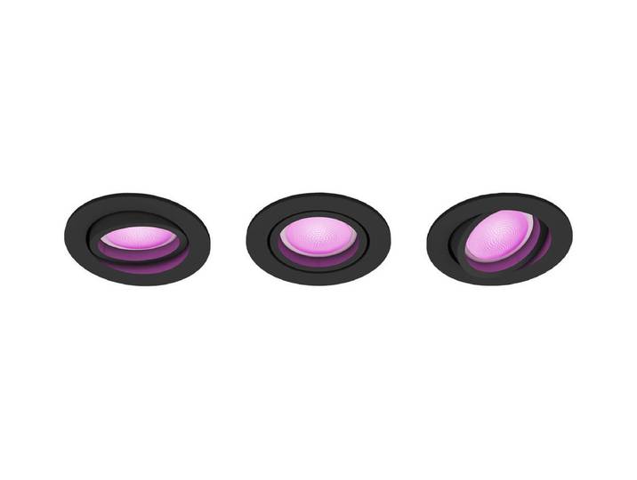 Philips Hue White & Col. Amb. Centura Spot 3 flg. Schwarz