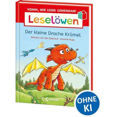 Leselöwen - Komm, wir lesen gemeinsam! - Der kleine Drache Krümel, Gebundene Ausgabe von Barbara van den Speulhof, Loewe, 978-3-7432-2347-9