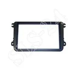 Autoradio Blende Einbaurahmen Radioblende - Seat Leon ab 2010 / Skoda Roomste...