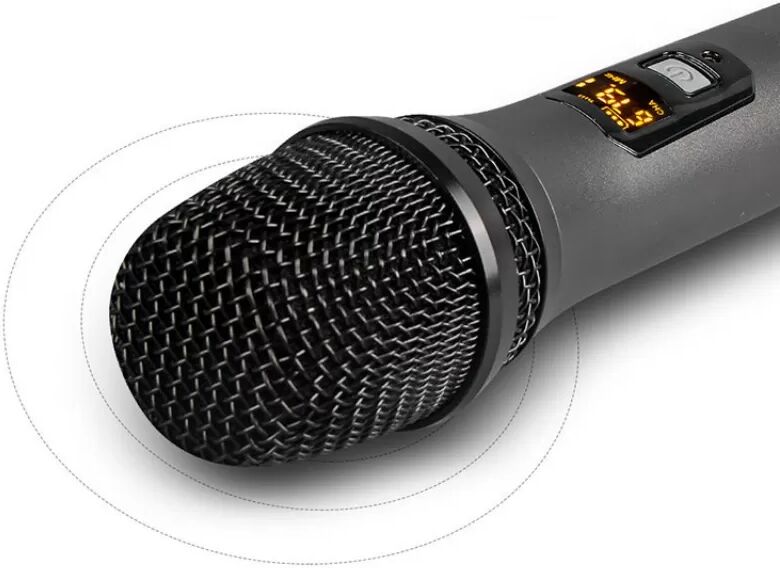 INF 2 microphones sans fil Bluetooth Reverb avec câble port Android