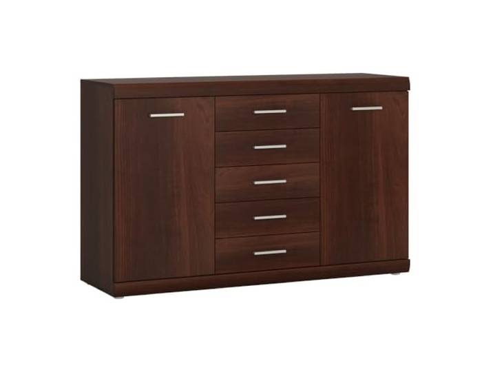 Lomadox Sideboard 140 cm Nussbaum Kommode Anrichte Wohnzimmerschrank Geschirrschrank Stauraumschrank