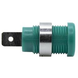 Mueller Electric BU-31610-5 Bananenbuchse Buchse Stift-Ø: 6.4 mm Grün 1 St. Piece