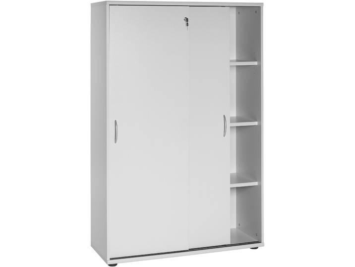 Aktenschrank Gerald lichtgrau Holzwerkstoff B 100 cm H 152.8 cm - Aktenschrank